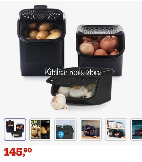Tupperware ReuzeSmart Set aardappeldoos uienbak knoflookdoos, Huis en Inrichting, Keuken | Tupperware, Nieuw, Bak of Kom, Ophalen of Verzenden