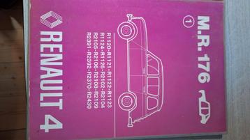 Renault 4 werkplaats handboek carroserie beschikbaar voor biedingen