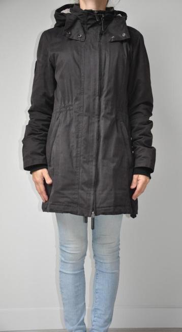 superdry micro fibre the tall parka s, jas s, parka s, 36 beschikbaar voor biedingen