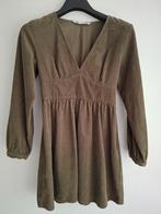 Groen grof corduroy jurkje/tuniek ZARA - maat S, Zara, Ophalen of Verzenden, Zo goed als nieuw, Maat 36 (S)