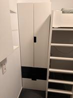 IKEA Platsa kast wit/zwart, Ophalen, 50 tot 100 cm, Zo goed als nieuw, Met lade(s)
