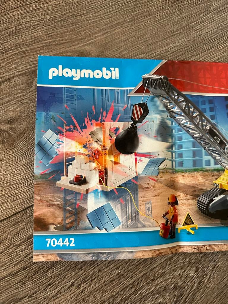 Playmobil Kraan - Set 70442, Kinderen en Baby's, Speelgoed | Playmobil, Ophalen of Verzenden, Zo goed als nieuw, Complete set