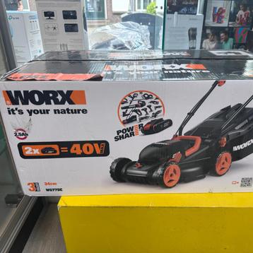 WORX Accu Grasmaaier WG779E incl. 2x20 beschikbaar voor biedingen