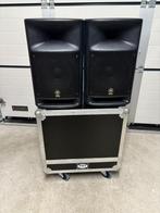 Yamaha Stagepas 500 set in flightcase, Gebruikt, Overige typen, 120 watt of meer, Ophalen