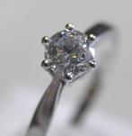 18K Witgoud Natuurlijke Diamant (Certificaat) met 6 pootjes, Verzenden, Wit, Zo goed als nieuw, 17 tot 18