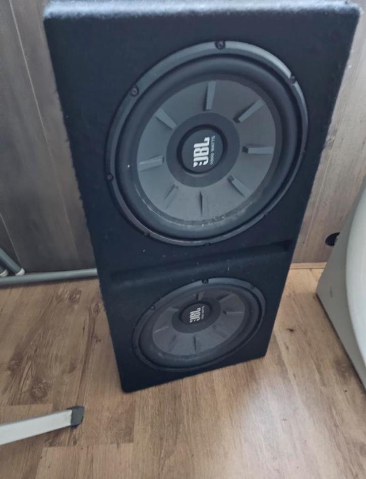 Jbl subwoofer met twee versterkers, Audio, Tv en Foto, Luidsprekers, Zo goed als nieuw, Subwoofer, 120 watt of meer, JBL, Ophalen