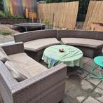 Wicker lounge tuinset Pure garden & living lichtgrijs, Tuin en Terras, Ophalen, Gebruikt, Wicker