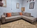 Hoekbank | Modern | Beige, Huis en Inrichting, Banken | Bankstellen, Ophalen of Verzenden, Zo goed als nieuw, Stof