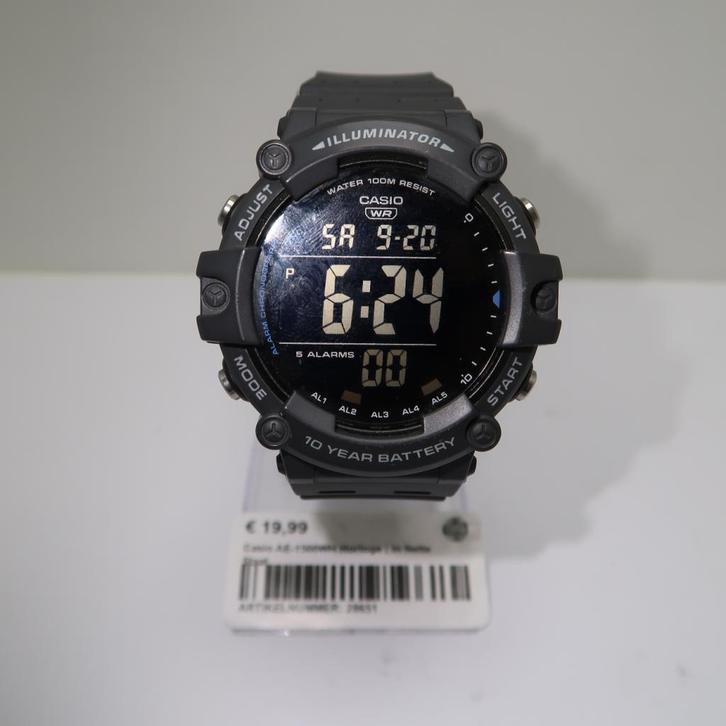 Casio AE-1500WH Horloge | In Nette Staat, Sieraden, Tassen en Uiterlijk, Horloges | Heren, Zo goed als nieuw