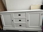 Witte landelijk dressoir kast, Huis en Inrichting, Kasten | Dressoirs, Ophalen, Gebruikt, 150 tot 200 cm, Met lade(s)