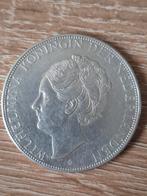 2 1/2 Gulden (Rijksdaalder) 1932 grof haar uitvoering., Zilver, Ophalen of Verzenden, Koningin Wilhelmina, Losse munt