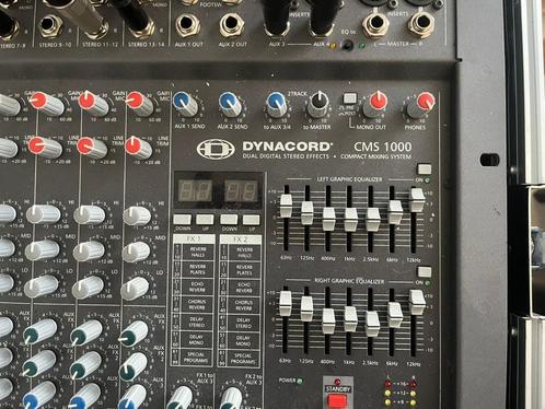 Dynacord cms-1000 mengtafel!, Muziek en Instrumenten, Mengpanelen, Zo goed als nieuw, 10 tot 20 kanalen, Microfooningang, Ophalen of Verzenden