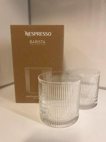Glazen Nespresso  Barista Mixology 4 Stuks NIEUW beschikbaar voor biedingen