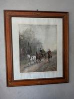 prachtige lijst, ingekleurd, Antiek en Kunst, Kunst | Etsen en Gravures, Ophalen
