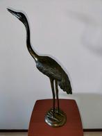 Bronzen kraanvogel, Antiek en Kunst, Ophalen of Verzenden