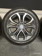 17” originele Mercedes C W205 velgen + winterbanden breedset, Gebruikt, -, -, Banden en Velgen