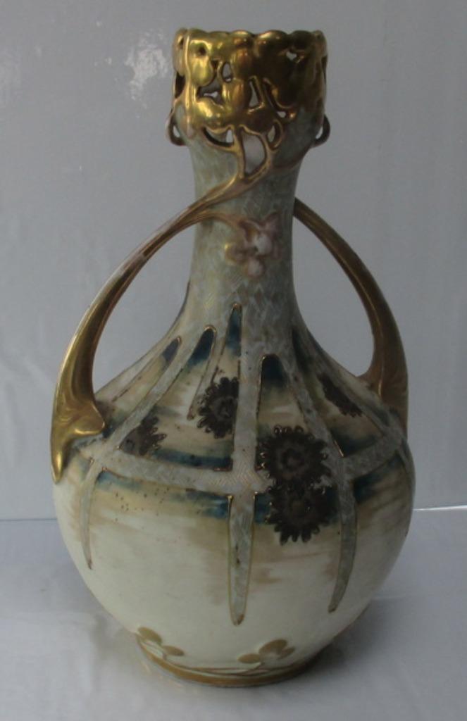 uitzonderlijke art nouveau Amphora vaas Turn-Teplitz, Antiek en Kunst, Antiek | Keramiek en Aardewerk, Verzenden