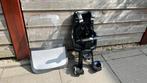 Bobike voorzitje met scherm, Ophalen, Voetsteuntjes, 0 t/m 18 kg, Voorzitje