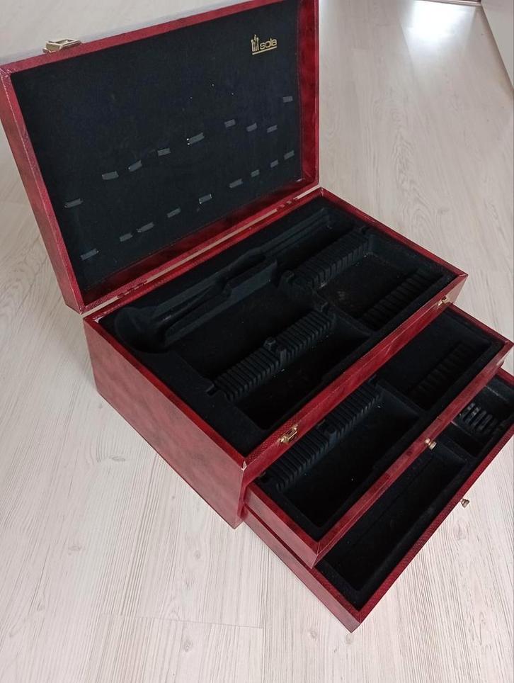 Sola Bestekcassette/Sieradendoos ladenkast met Laden, Huis en Inrichting, Kasten | Ladekasten, Gebruikt, Minder dan 100 cm, 50 tot 100 cm