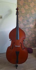 Contrabas te koop, Muziek en Instrumenten, Strijkinstrumenten | Contrabassen, Ophalen, Gebruikt, 3/4-contrabas