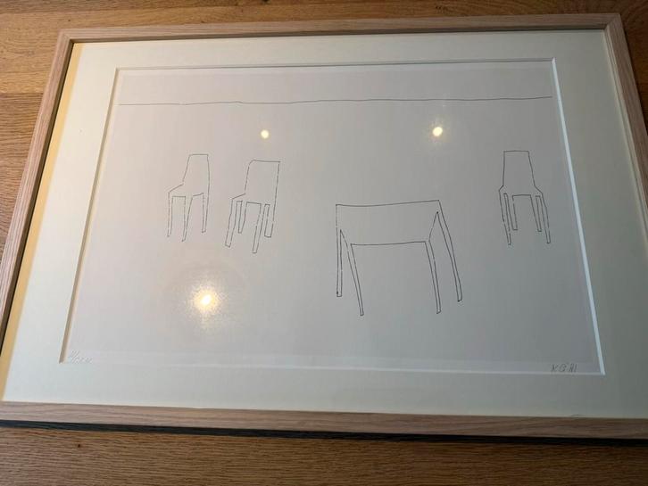 Klaas Gubbels grafieken, Antiek en Kunst, Kunst | Litho's en Zeefdrukken, Ophalen of Verzenden