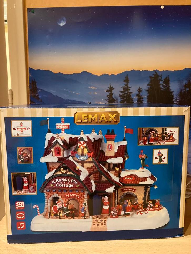 Kringle,s Cottage van lemax, Diversen, Kerst, Zo goed als nieuw, Ophalen of Verzenden