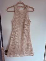 Twinset Milano jurk IT38 / XS S Goud met pailletjes, Kleding | Dames, Jurken, Beige, Ophalen of Verzenden, Zo goed als nieuw, Maat 34 (XS) of kleiner