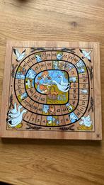 Prachtig houten ganzenbord, Hobby en Vrije tijd, Ophalen of Verzenden, Zo goed als nieuw