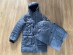 2 lange blauwe winterjassen maat 146/152, Kinderen en Baby's, Tweelingen en Meerlingen, Ophalen of Verzenden, Gebruikt, Kleding