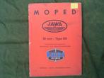 JAWA 50cc moped typ 551 1960/61 instructie boekje  anleitung, Fietsen en Brommers, Ophalen of Verzenden, Gebruikt