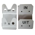 2 brievenbakken/documentenbakken IN/UIT, Gebruikt, -, -, Ophalen of Verzenden