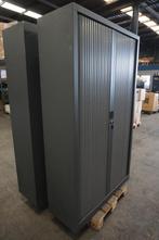 Donkere archiefkast, dossierkast, kantoorkast, roldeurkast, Gebruikt, 100 tot 150 cm, Niet ingevuld, Meerdere deuren