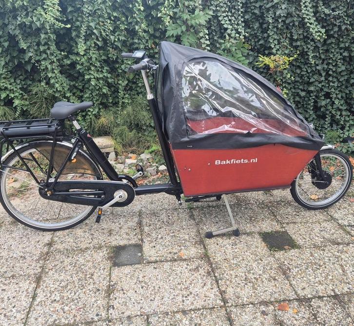Elektrische Cargo long bakfiets, Fietsen en Brommers, Fietsen | Bakfietsen, Gebruikt, 4 kinderen of meer, Ophalen