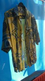 Overhemd, shirt, korte mouw, xl, viscose, Kleding | Heren, Geel, Ophalen of Verzenden, Zo goed als nieuw, City Club