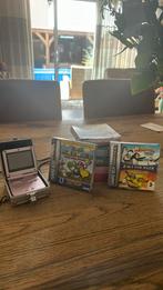 Roze Nintendo Game Boy Advance SP + 9 originele spellen, Spelcomputers en Games, Ophalen of Verzenden, Zo goed als nieuw, Game Boy Advance SP