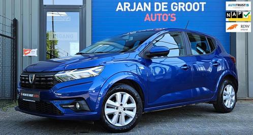 Dacia SANDERO 1.0 67PK 5Drs Airco Cruise Bleutooth Led verli, Auto's, Dacia, Bedrijf, Te koop, Sandero, Airbags, Airconditioning