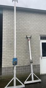 Gevelridder uitgeschoven 9 meter en 4,5 meter, Ophalen, Gebruikt, Rolsteiger of Kamersteiger, 5 meter of hoger