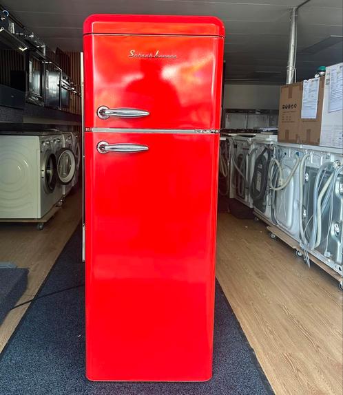 SCHAUB LORENZ RETRO Koelvriescombinatie KOELKAST A++, Witgoed en Apparatuur, Koelkasten en IJskasten, Refurbished, Met aparte vriezer