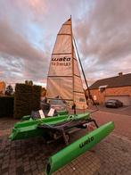 Weta Trimaran. Snelle stabiele zeilboot incl baantrailer, Watersport en Boten, Open zeilboten, Ophalen, Geen motor, Gebruikt, Overige typen