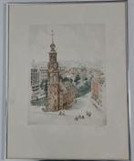 Litho De Munt Amsterdam, Antiek en Kunst, Kunst | Schilderijen | Klassiek, Ophalen of Verzenden