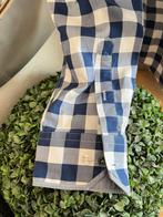 Ledub tailored fit overhemd maat 44(v), Blauw, Ledub, Ophalen of Verzenden, Zo goed als nieuw