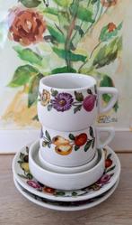 Les quatre saisons,Abondance serviesdelen,Porcelaine d Paris, Antiek en Kunst, Ophalen of Verzenden