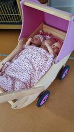 Houten speelgoed  kinderwagen, van Dijk met dure poppen, Kinderen en Baby's, Speelgoed | Poppen, Ophalen, Zo goed als nieuw, Babypop
