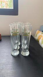 6 bierglazen puur la trappe, Verzamelen, Glas en Borrelglaasjes, Ophalen, Zo goed als nieuw, Bierglas