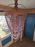 Vintage Lamp met Paarse Kralen, Ophalen, Gebruikt, Glas, Vintage