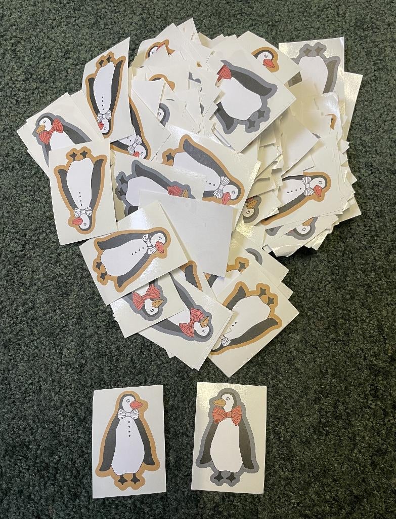 STICKER: Pinquin in 2 kleuren, Ophalen of Verzenden, Nieuw, Sticker