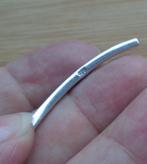 zilveren spang [522], Verzenden, Zo goed als nieuw, Zilver, Zilver