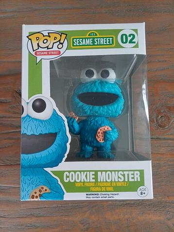 Funko Pop Sesame Street, 02 Cookie Monster  beschikbaar voor biedingen
