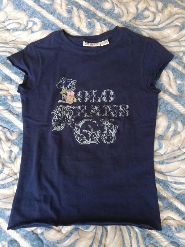 Polo Jeans cotton printed t-shirt by Ralph Lauren. Size S, Kleding | Dames, T-shirts, Nieuw, Maat 36 (S), Blauw, Korte mouw, Ophalen of Verzenden
