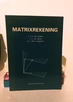 TU boek - Matrixrekening, 1989, Boeken, Studieboeken en Cursussen, Ophalen of Verzenden